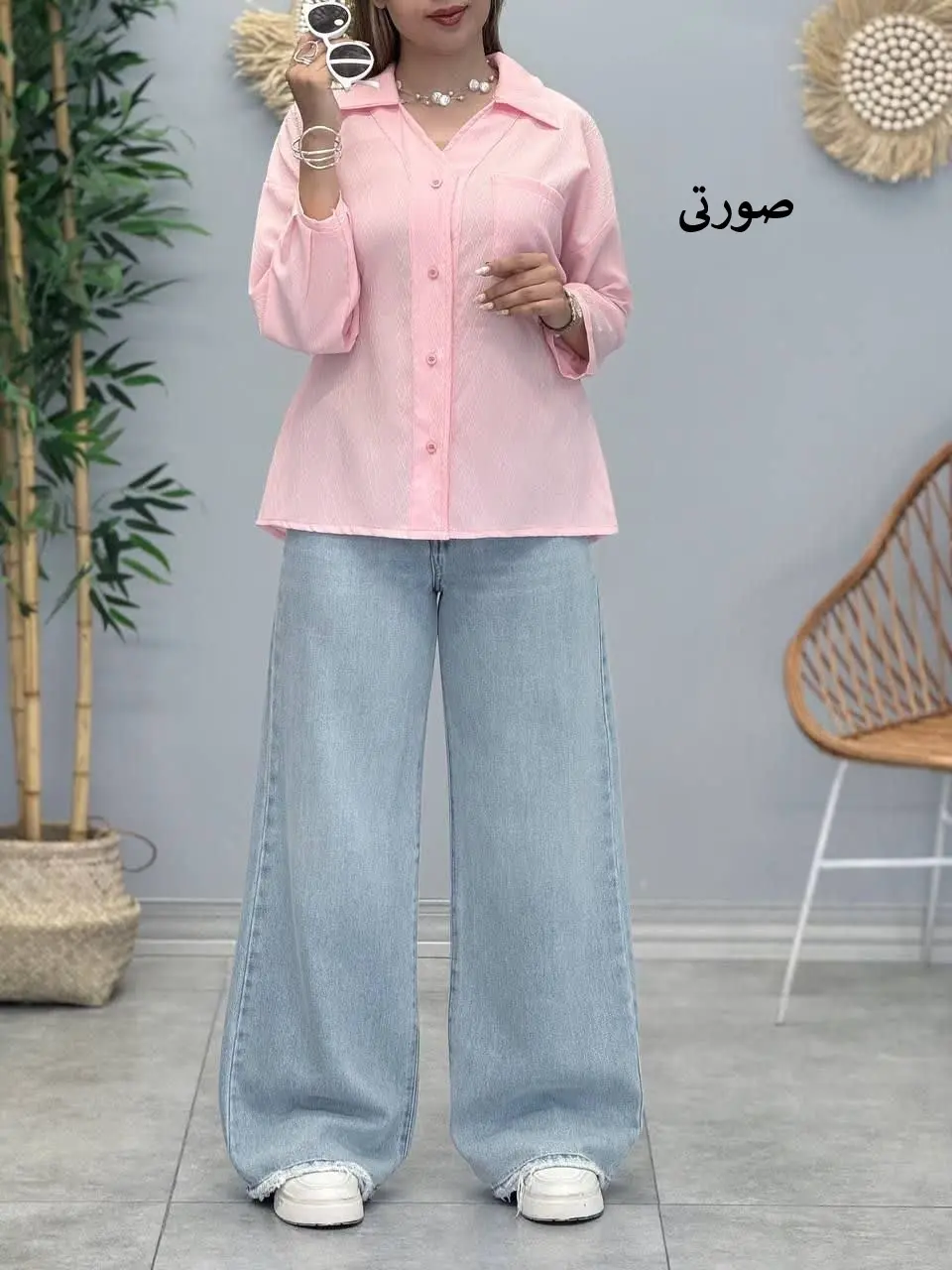 3454-شومیز ریمون